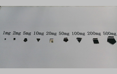 E1 1mg-500mg  無磁不銹鋼標準砝碼